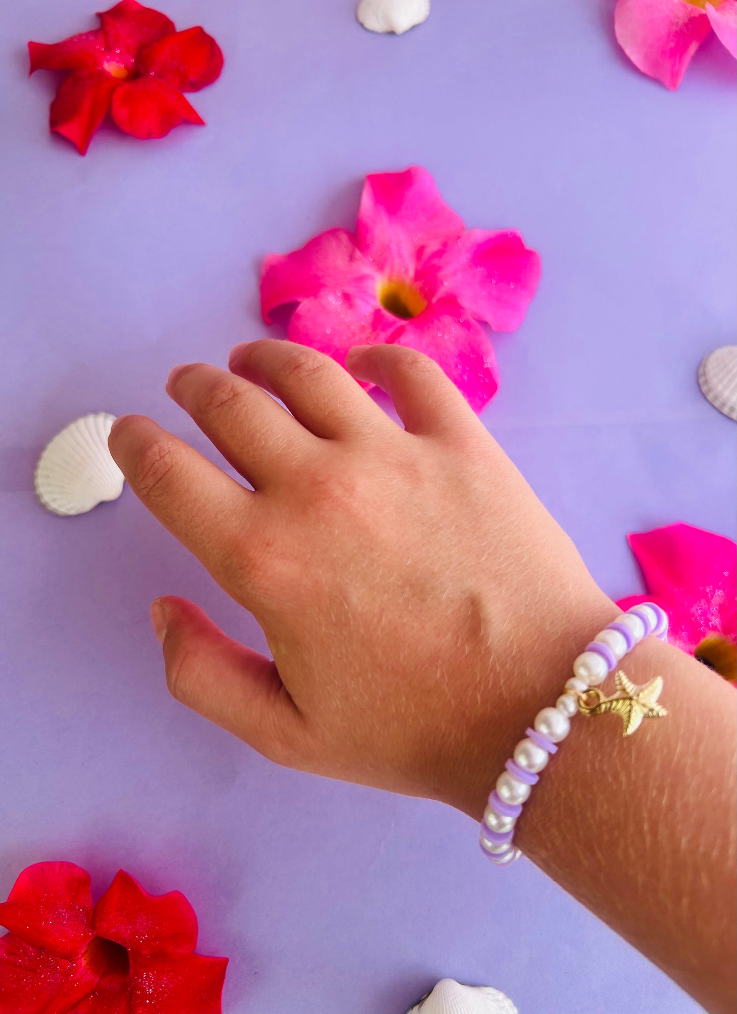 Armbånd - lilla søstjerne